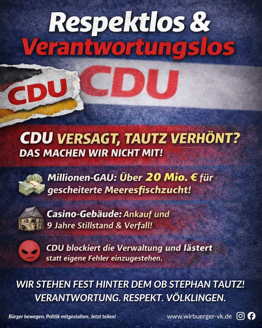 „Respekt vor dem Wählerwillen statt politischem Kalkül“